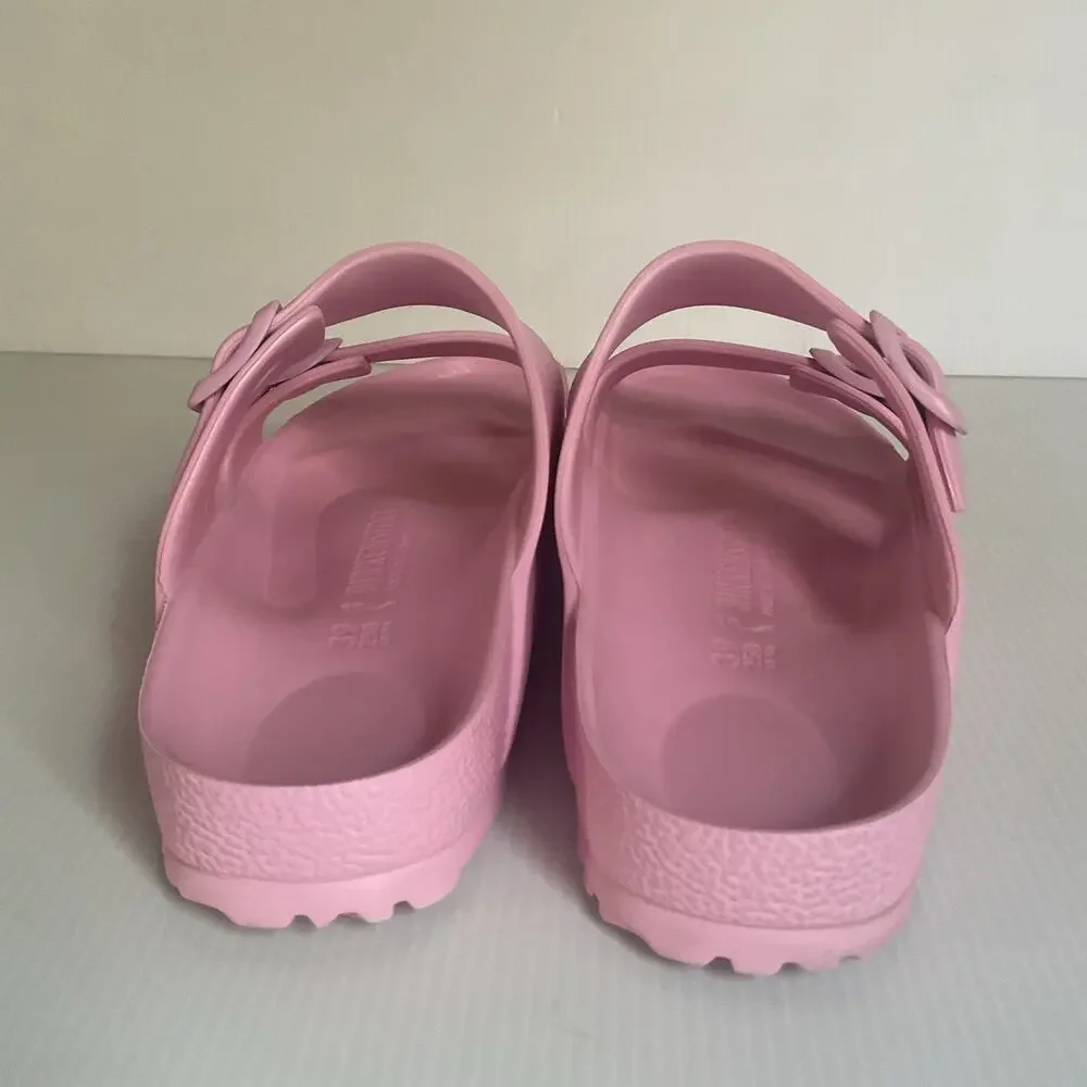 Birkenstock EVA Pink Two Strap Sandals Waterproof Women 39 Made in Germany